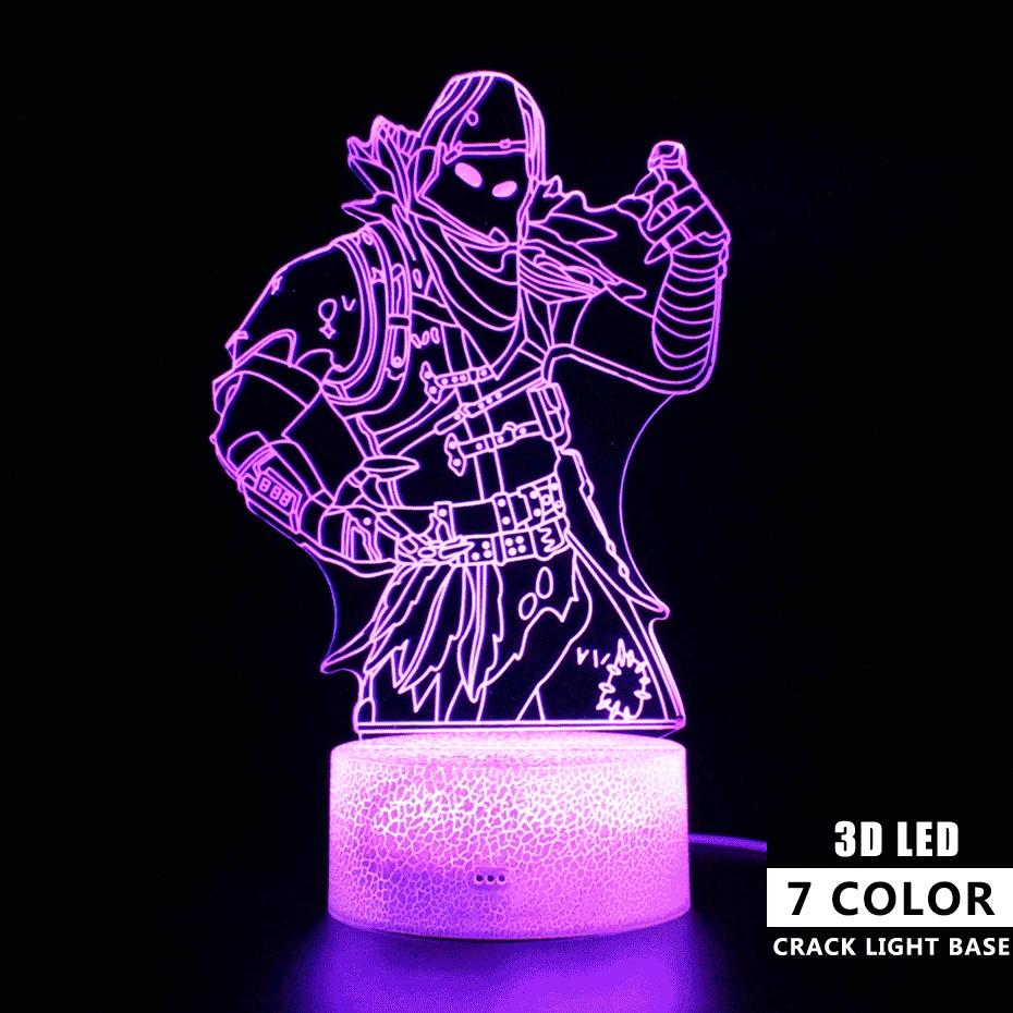 3d Lamp Illusion Remote Control Touch Table Lamp Night Sleep Light Party Decoration Battle Royale Nightlight