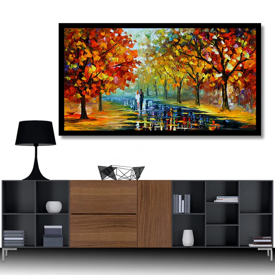 

DIY digital painting is a photo of unique gifts given to "Autumn Maple Leaf" for Christmas and birthday through digital painting