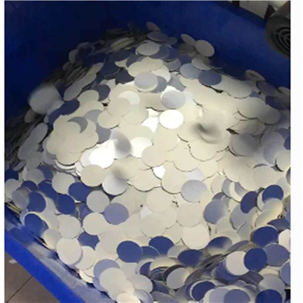 1000pcs 플라스틱 항아리 유리 병 열 가스켓 화장품 액세서리 컨테이너 빈 캔에 의해 씰링 포일을 사용