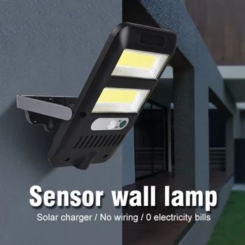 

6/8W LED Solar Light Outdoor Solar Lamp PIR Motion Sensor Wall Light Waterproof Solar Powered Sunlight For Garden Decoration