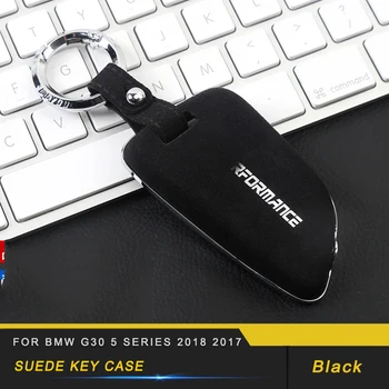 

For 1 3 5 7 series X1 X3 X4 X5 X6 all series 2017 2018 Car Suede key case key cover accessories