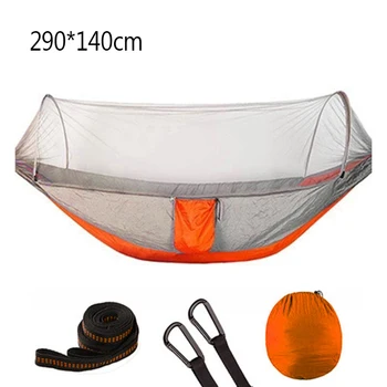 

Camping Hammock Hiking Backpacking Buckles Mosquito Net.supplies 2-Person