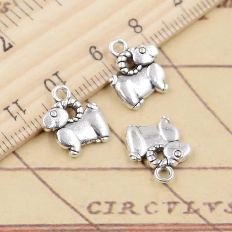 jewelry pendants necklace pendants silver pendant 10pcs Sheep pendant silver pendants craft pendants jewelry charms charm pendant