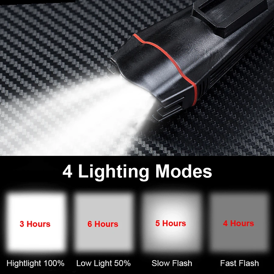 NEWBOLER Bike Bicycle Light Set USB Rechargeable LED Flashlight Waterproof Super Bright Headlight With Rear Light MTB Bike Light