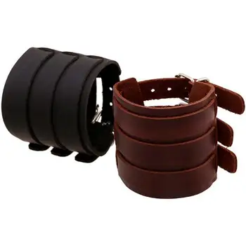 

12pcs/lot Punk Leather Wrist Band Bracelet Arm Cuff Retro Style Cowboy Armband Bracers Bangle Armlet Body Jewelry Cosplay