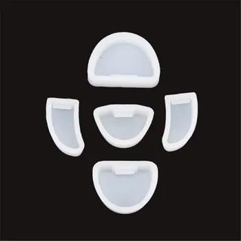 

5pcs/set Dental Silicone Rubber Base White Gypsum Carving Model Former Base Molds Base Dental Implant Base Dental Lab Tool