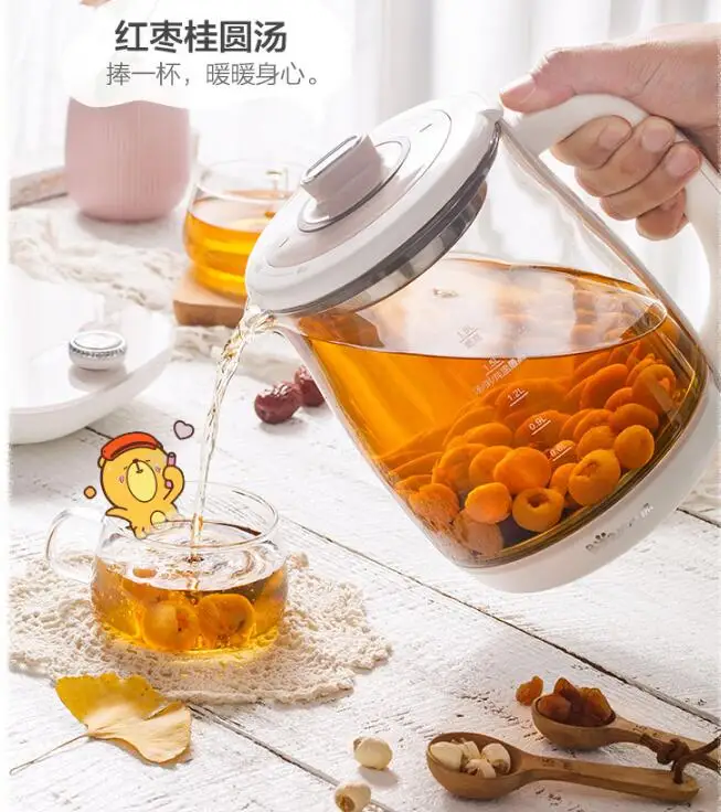 Health pot Automatic home office multi-functional anti-dry burning borosilicate glass tea maker J06