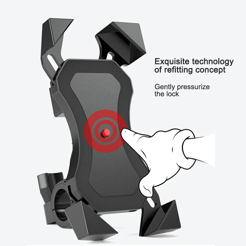 Универсальный держатель для мобильного телефона, велосипедный зажим, крепление для мотоцикла, регулируемая подставка на руль, вращающийся на 360 градусов для большинства телефонов