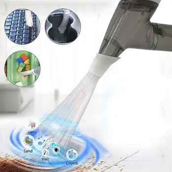 

Handheld Vacuum Cleaner Mini Home Duster Cleaning Brush Dirt Remover Portable Multi-use Cleaning Brushes Gun Kitchen Supplies