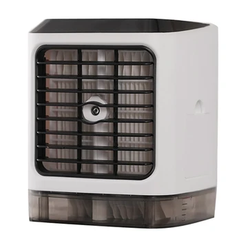 

Mini USB Air Cooler Portable Air Conditioner Humidifier Purifier 7 Color Light Desktop Air Cooling Fan