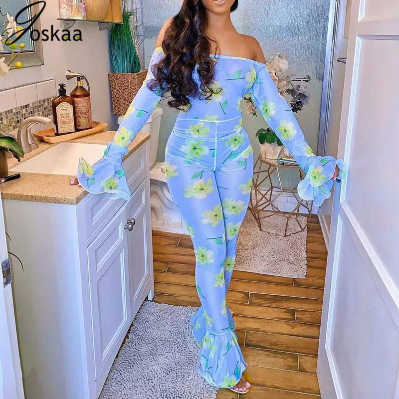 Joskaa Sexy Fashion Print Off Shoulder Backless Rompers Womens Jumpsuit Summer One Piece Outfits Long Sleeve Bodycon Jumpsuit Joskaa Sexy Fashion Print Off Shoulder Backless Rompers Womens Jumpsuit Summer One Piece Outfits Long Sleeve Bodycon Jumpsuit