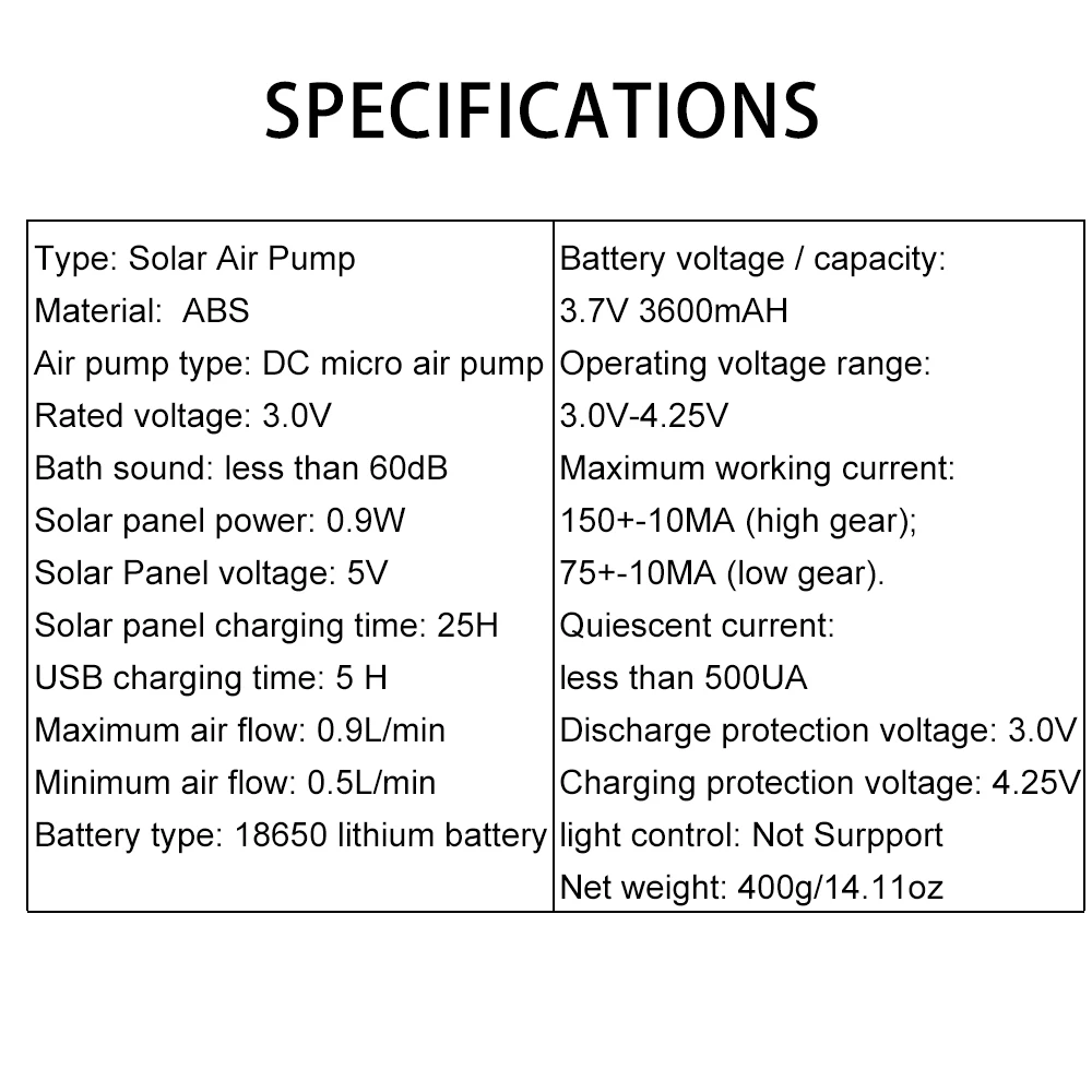 1L/Min Silent Solar Powered Water Oxygenator Mini Aquarium Air Pump Plant Fish Tank Oxygen Air Compressor Aerator Air Flow Maker