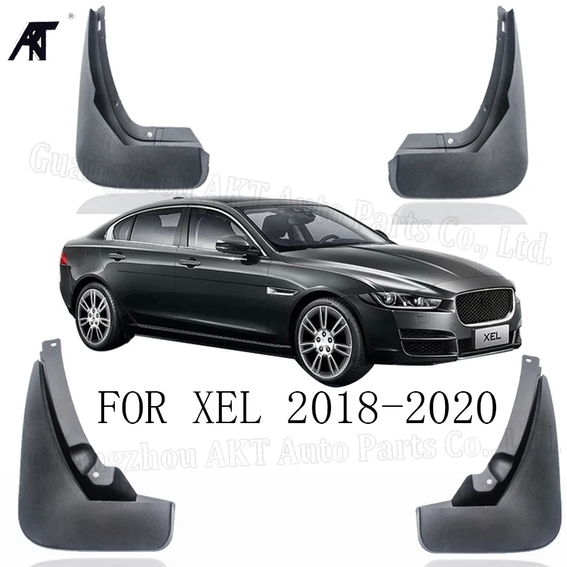 

4PCS Car Mudflap for Jaguar XEL XE 2018-2020 Fender Mud Guard Flap Splash Flaps Mudguards Accessories