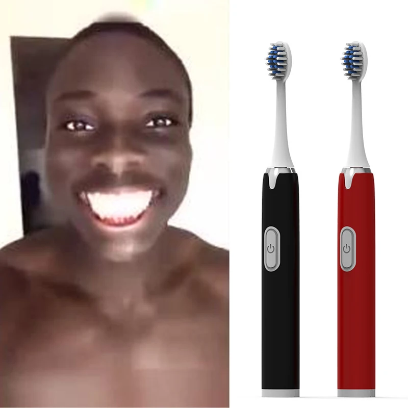 Ultrasonic Sonic Electric Toothbrush Rechargeable Tooth Brushes Washable Electronic Whitening Teeth Brush Power Mode Dry Battery