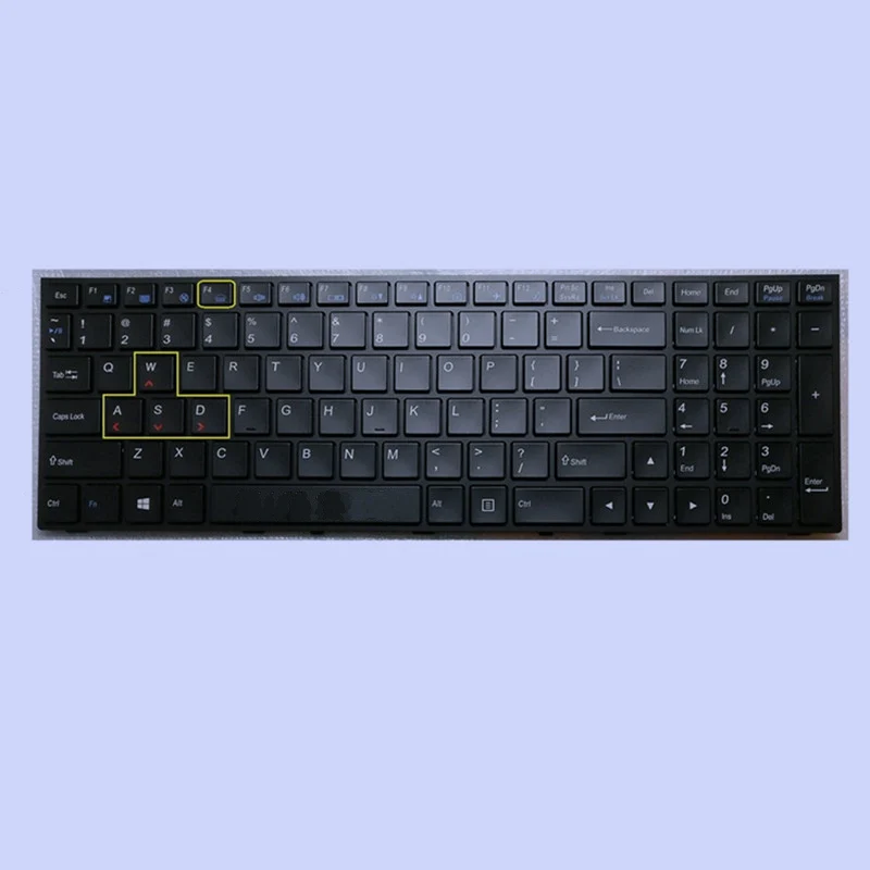 Черный Ноутбук США клавиатура для HASEE Z6-i78154R2 Z7-i78172D2 Z6-i78154S2 - Цвет: Черный
