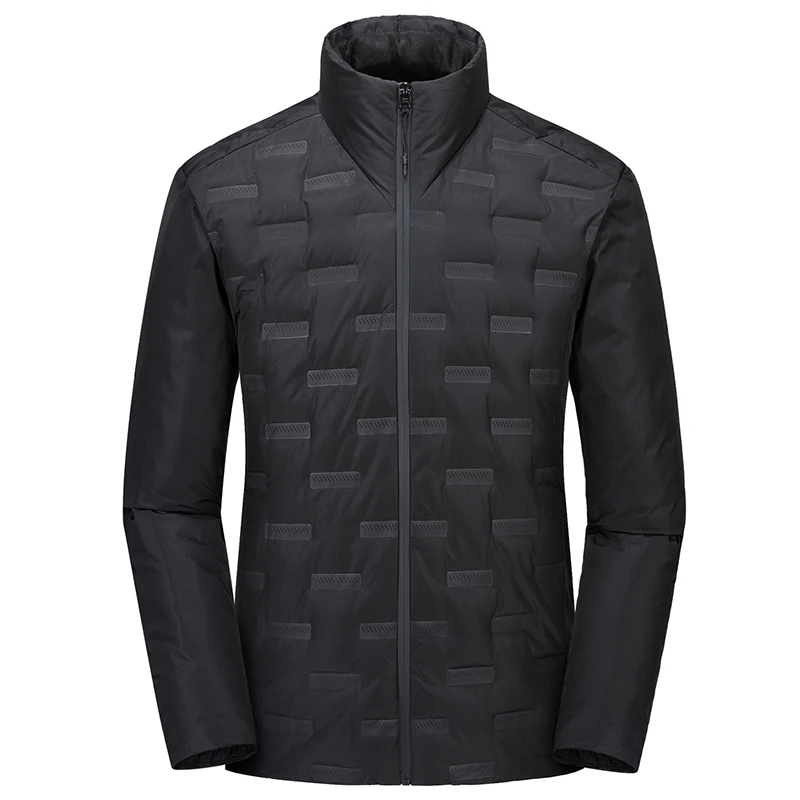 Collare Del Basamento Anatra Imbottiture Giubbotti Uomo Di Spessore Inverno Cappotti Sportivi Moda Maschile Puffer Giubbotti Caldo Della Tuta Sportiva