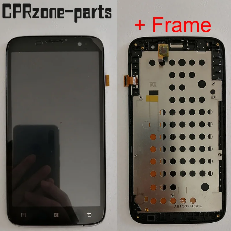 5 &quotчерный + рамка для Lenovo A850 ЖК-дисплей с сенсорным экраном дигитайзер сенсорная