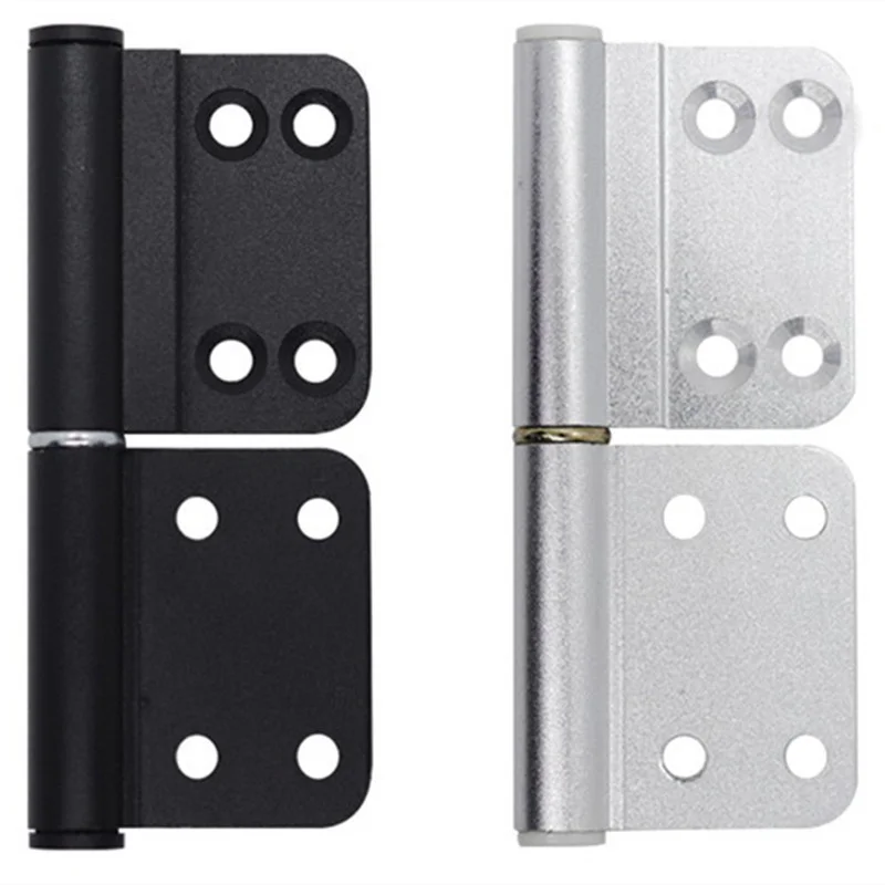 2PCS Toilet Door Hinges Aluminum Alloy Wardrobe Cabinet Door Bearing Industrial Box Adjustable Damping Hinge Furniture Hardware Stainless Steel Hinges Door Hinges