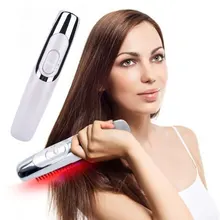 Инфракрасная расческа для волос выпрямление волос Массажная расческа Расслабление эффективная АБС терапия Уход за здоровьем электротерапевтический аппарат