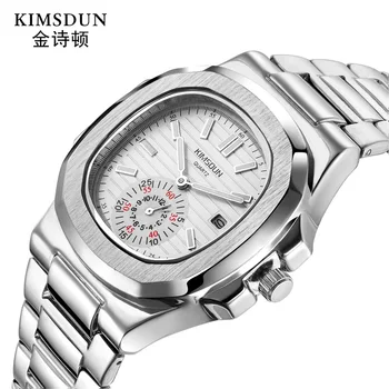

Men's Stainless Steel Men's Fashion Waterproof Quartz Watch Men's Wristwatch Mens