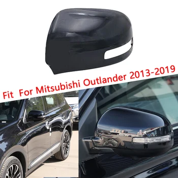 

Left Black Door Side Rear View Wing Mirror Cover Cap Fit For Mitsubishi Outlander 2013 2014 2015 2016 2017 2018 2019 7632B413