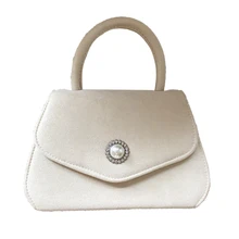 Женская дизайнерская сумка, модная новинка, высокое качество, бархатная женская сумка, жемчужная цепочка, сумка через плечо, женская сумка-тоут