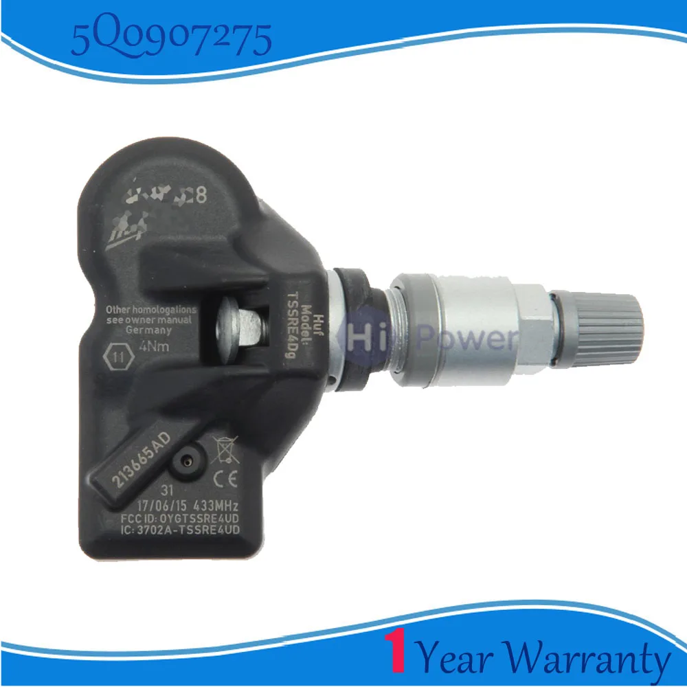 433 Mhz 5q0907275 Tire Pressure Monitoring Sensor For Volkswagen Audi