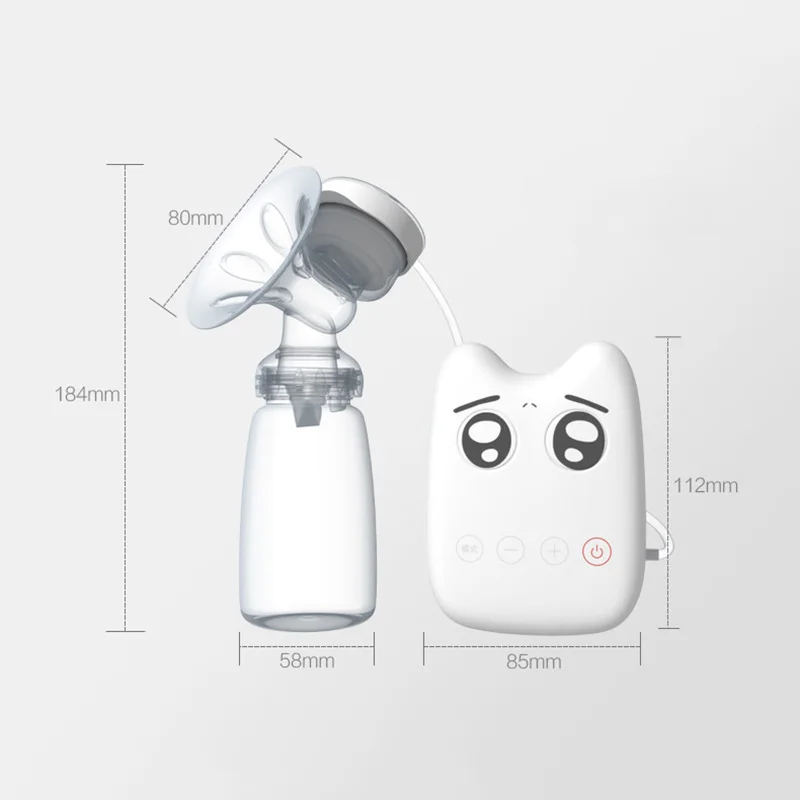 Electric Breast Pumps BPA Free Intelligent Baby Breast Feeding Powerful Suction Automatic Nipple Pump Breast Milk Bottle T0786 (9)