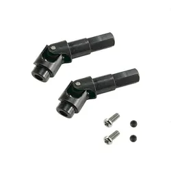 Pièces de mise à niveau et de Modification de l'essieu avant noir et argent, adaptées au modèle de voiture WPL /MN JJRC RC en métal 