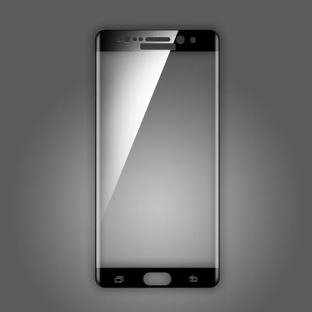 3D покрытие полное покрытие закаленное стекло протектор экрана для Note 7/Note FE/Note Fan Edition для samsung Galaxy Note7 - Цвет: black
