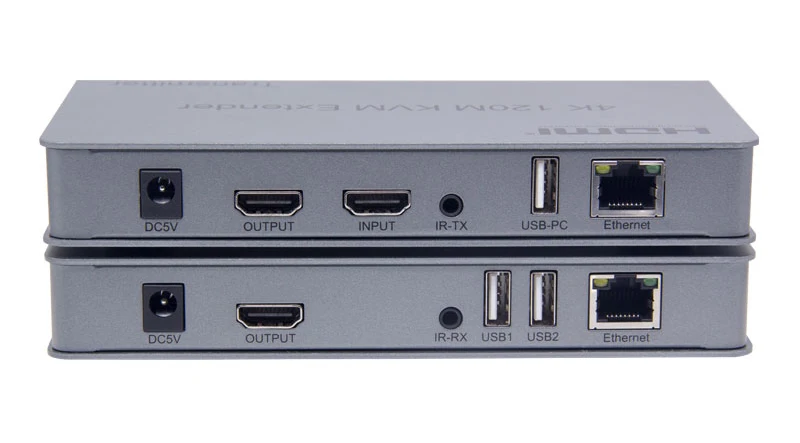 4K HDMI удлинитель KVM Поддержка USB мышь расширение клавиатуры 120 м RJ45 UTP Ethernet кабель CAT 5E 6 6A 6E Cat6 шнур ПК к телевизору HD tv