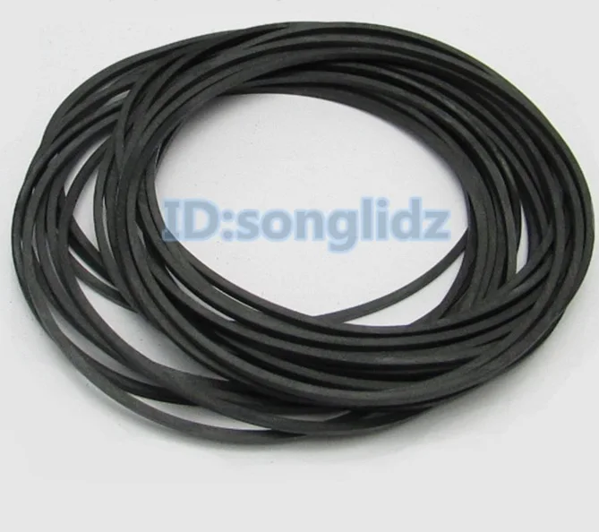 

30Pieces/Lot Width:1mm Thickness:1mm (perimeter:140-200mm) DIY Model Drive Belt Toy Motor Conveyor Belt