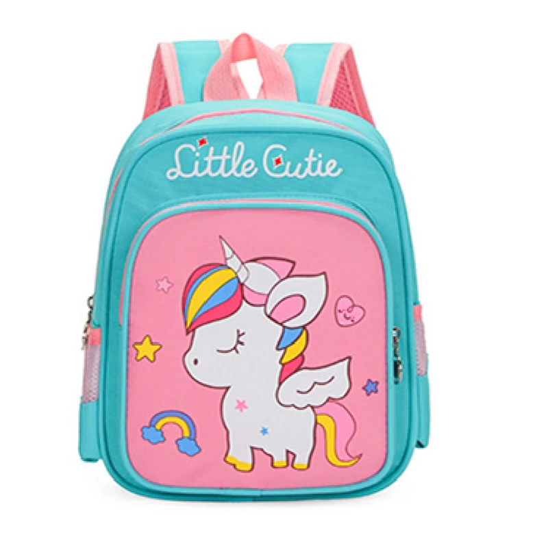 Kindergarten Anime School Backpack Double Shoulder Bag Cartoon Unicorn Backpack Kid Travel Bag Child Primary Girl School Bag