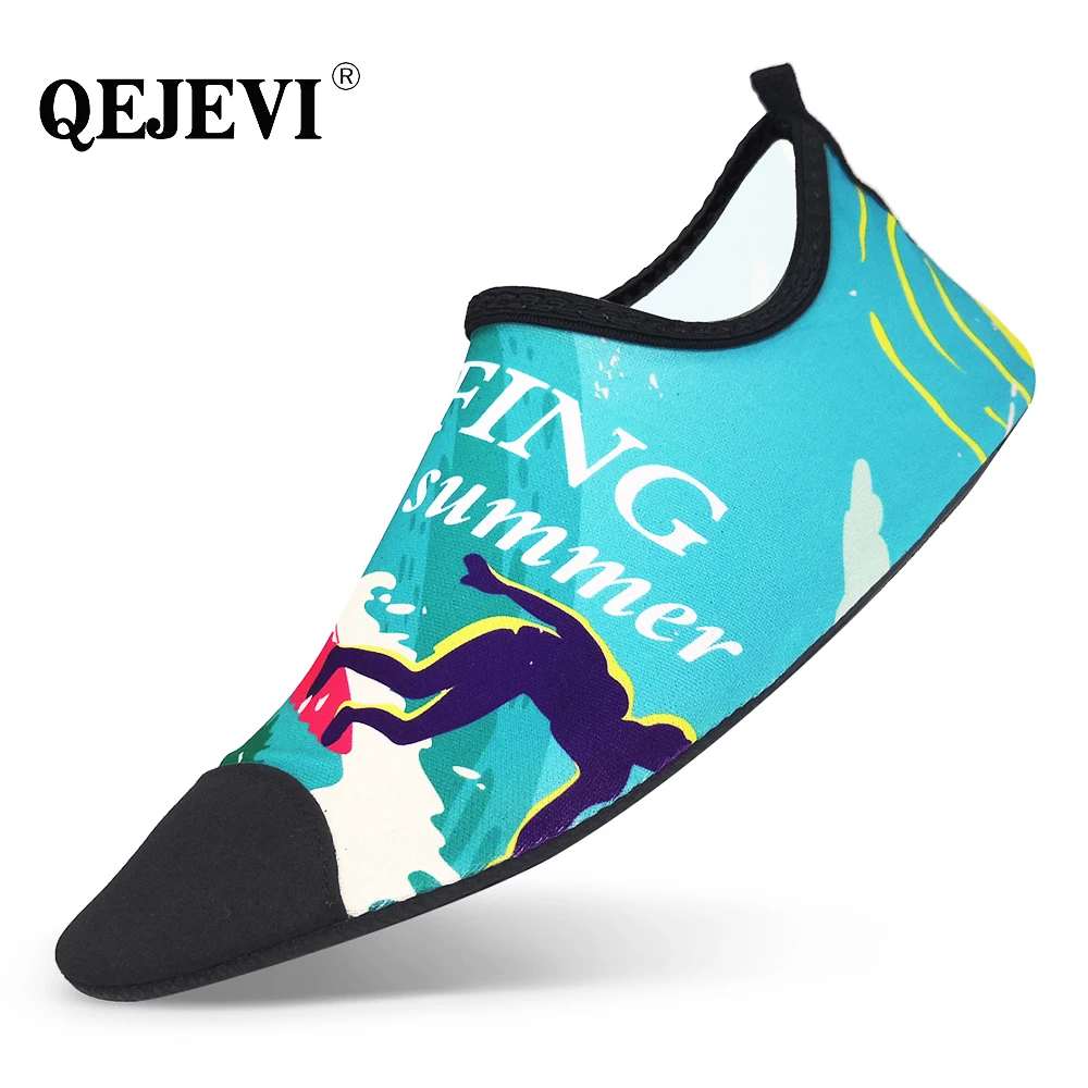 

QEJEVI Water Sport Shoes Women Men Aqua Barefoot Upstream Summer Sea Surf Beach Socks Swimming Walking Yoga Footwear Sneaker