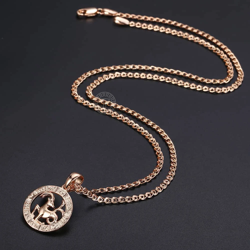 Capricorn Zodiac Sign Necklace For 