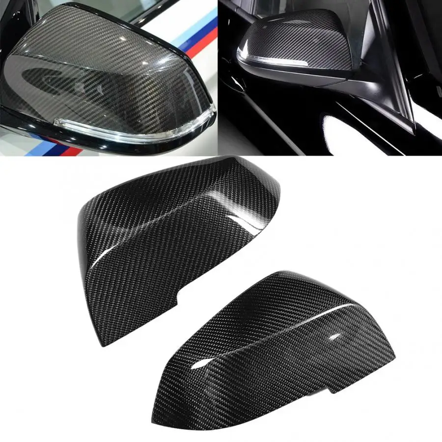 

Car Replacement Side View Mirror Cover Carbon Fiber Rearview Mirror Covers Fit for BMW E84 F20 F30 F31 F21 F22 F23 F32 F34 X1