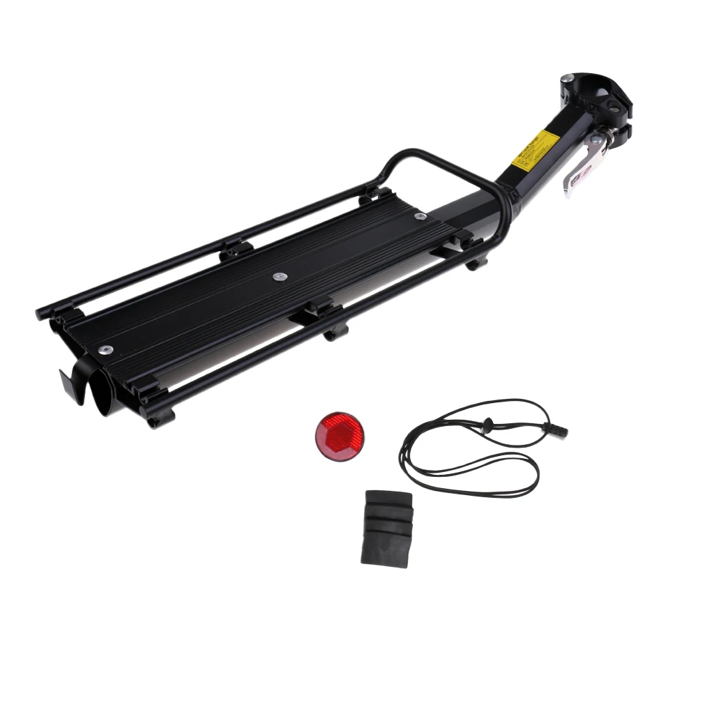 30KG Expandable Cycling Bike Bicycle Rear Rack Luggage Carrier Rack Shelf Bracket Seat Post Mount