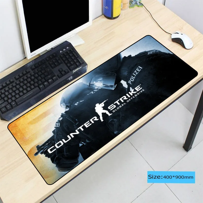 Игровой коврик для мыши Counter Strike большой 900x400X3MM популярный ноутбук ПК padmouse |