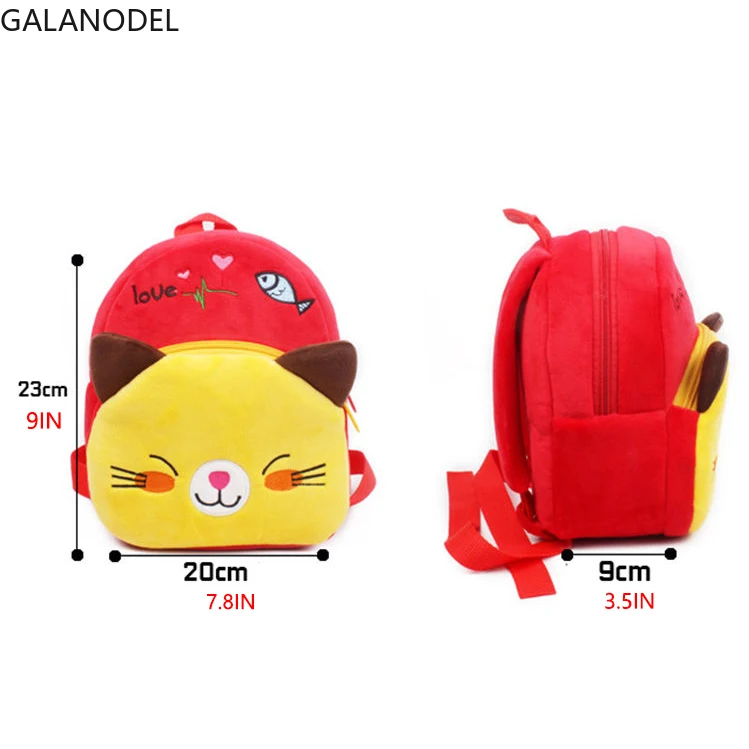 Children School Bags for Girls Boys Backpack Cartoon Kids Plush Min Cute Schoolbag Mickey Plush Backpack Birthday Gifts