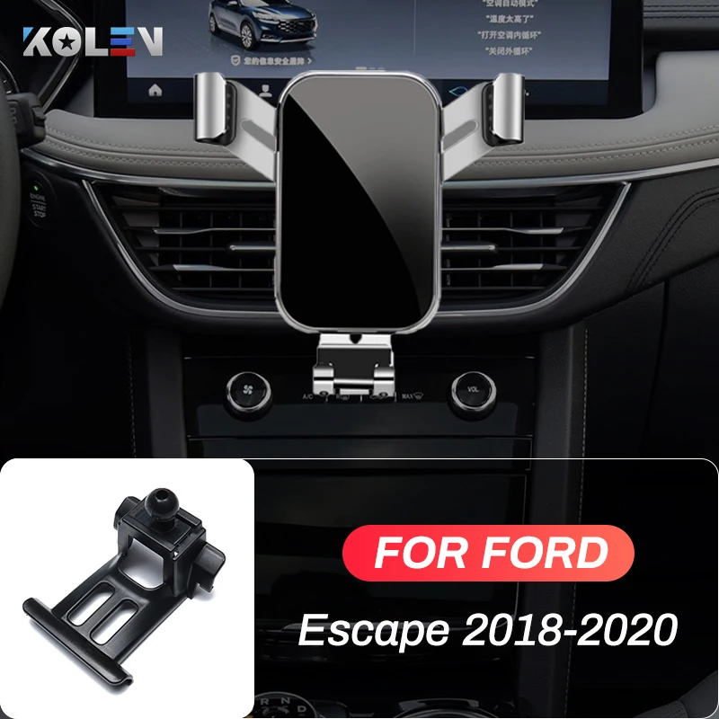 Автомобильный мобильный телефон держатель для Ford Escape 2018 2019 2020 GPS тяжести стенд