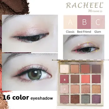 

Shimmer Matte Eye Makeup Eyeshadow Palette Sunset 16 Colors/Set Professional Fashion Beauty