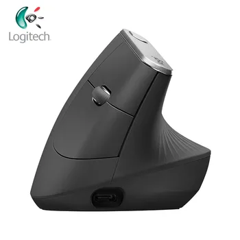 

Logitech MX Vertical Wireless Mouse Ergonomic Laser Bluetooth&Unifying 400-4000DPI Rechargeable New Design for Gamer&Office