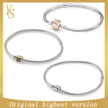 YS100% стерлингового серебра расширенная версия M серии серебряный браслет со змеей тренд моды