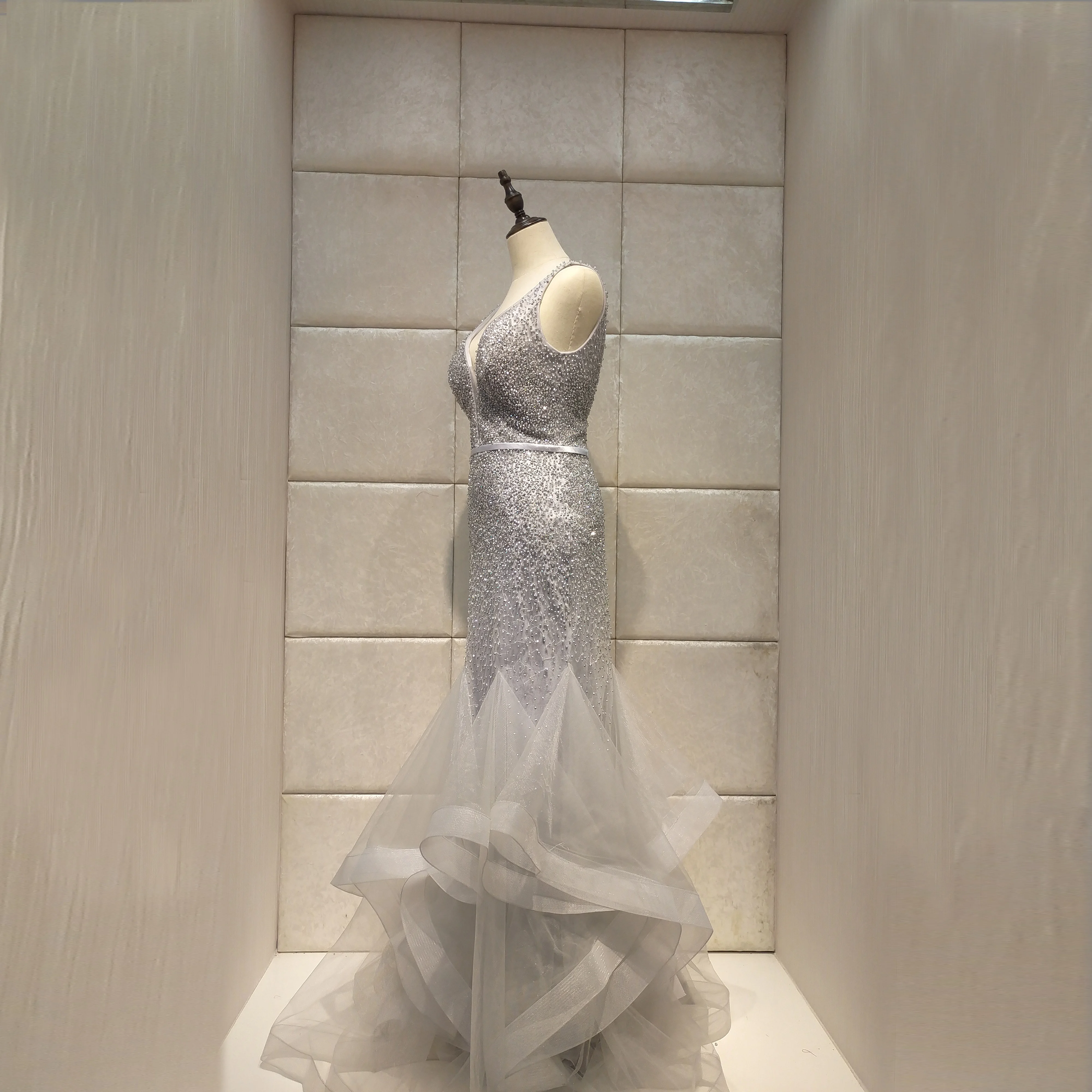 Роскошное вечернее платье русалки; Новинка года; vestido de noiva robe de soiree; вечерние платья