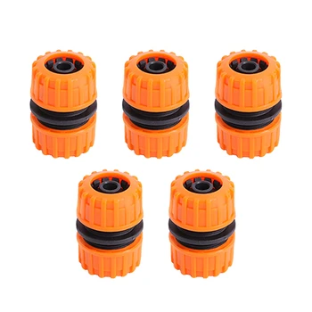 

5pcs Hose Pipe Connector 1/2" Garden Joiner Mender Extend Repair Adaptor Coupler
