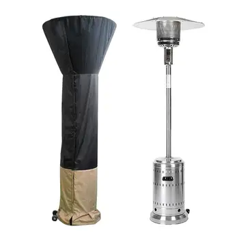 

Patio Standup Heater Cover Oxford cloth Water-Resistant Rainproof Heater Cover Anti Dust Rain UV for Outdoor Stand-Up Heater