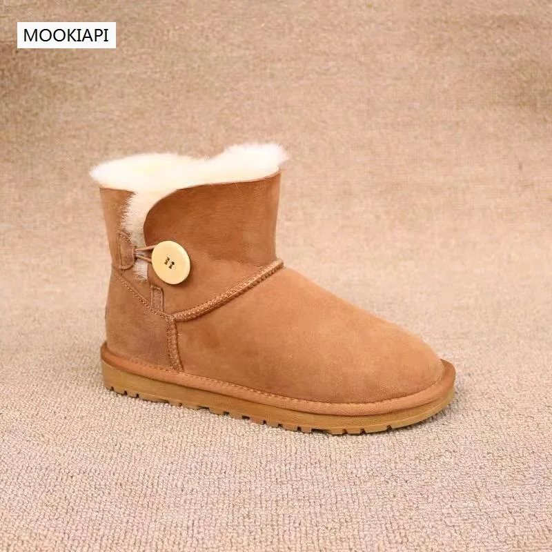 

In 2019, Australia's top quality men shoes, real sheepskin, natural wool, classic short buckled men's snow boots, free delivery