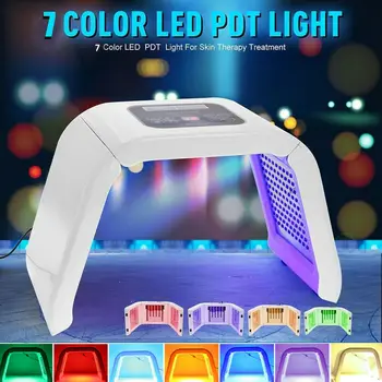 

7 Colors PDT LED Photon Light Therapy Lamp Facial Body Beauty Skin Tighten Rejuvenation Acne Wrinkle Remover Device SPA Mask