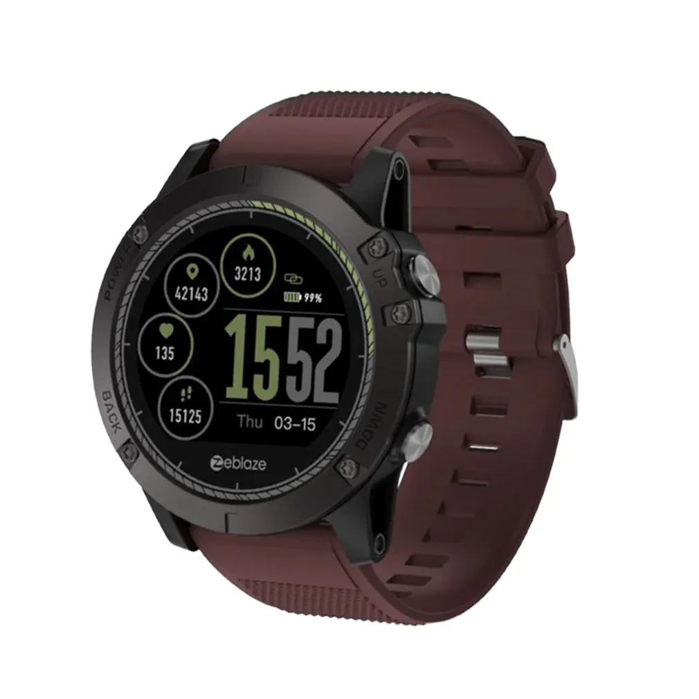 

Vibe3 Men's Fashion 5atm Smart Watch Heart Rate Blood Pressure Monitoring Watch Sports Watch Waterproof Outdoor Sports 2019