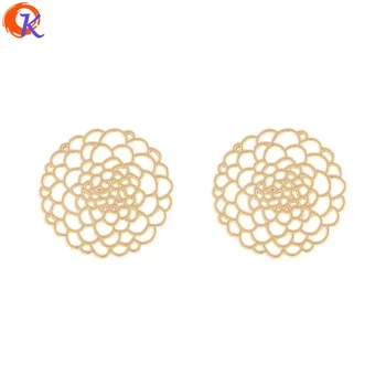 

Cordial Design 50Pcs 25*25MM Jewelry Accessories/Earring Connectors/Flower Shape/Zinc Alloy/DIY/Hand Made/Earrings Findings